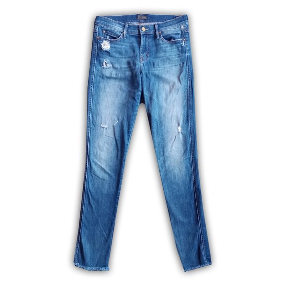 Women's MOTHER Pony Boy Fray Denim Jeans